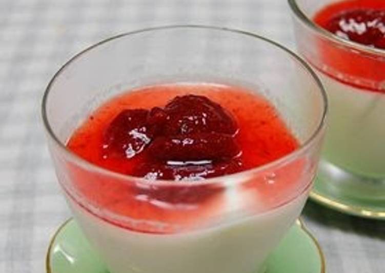 Simplified Recipe Blancmange