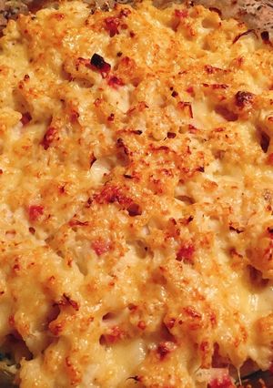 A picture of Cauliflower with Bacon and Evaporated Milk.