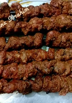 A picture of Bihari Seekh Kabab.