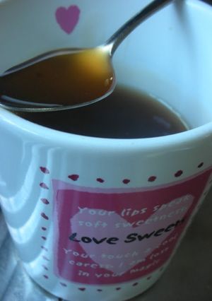 A picture of Syrupy and Warming- Hot Brown Sugar and Ginger Drink.