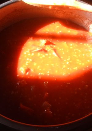 A picture of Fresh tomato sauce.