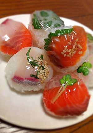 A picture of Doll Festival Cute Sushi Balls.