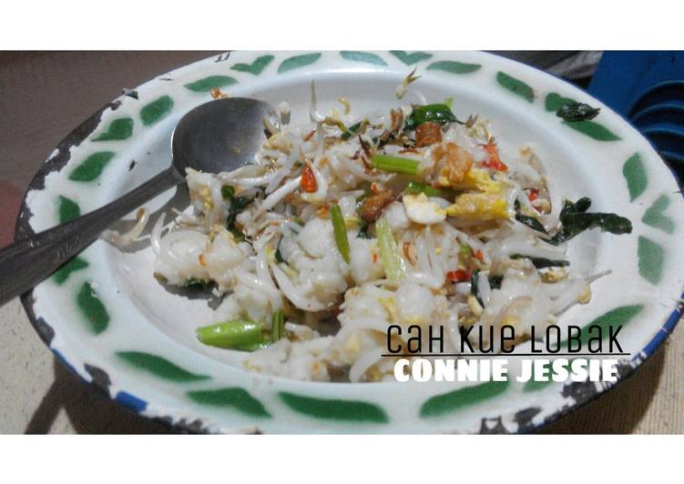 Cah Kue Lobak/ Kue lobak tiaw (Kue lobak masak kwetiau)