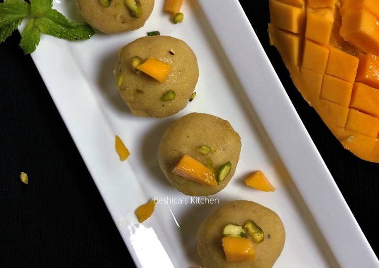 Mango Kesari Ladoo