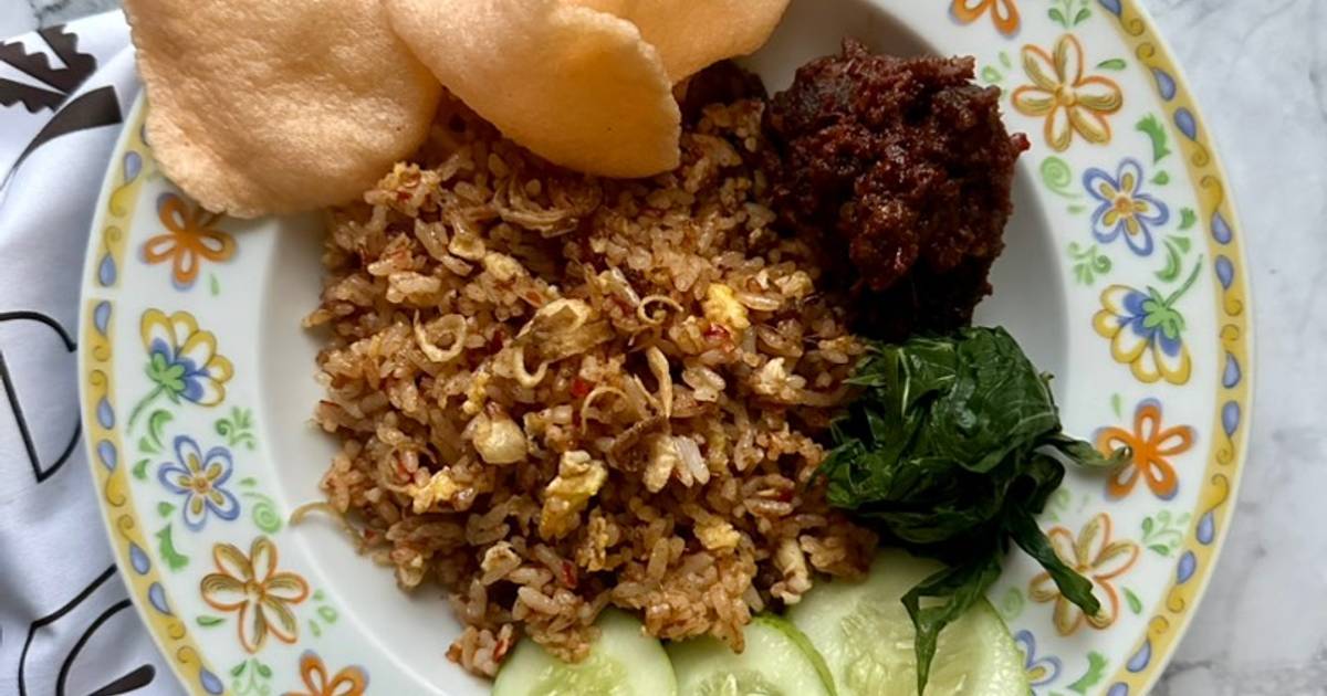 Resep Nasi Goreng Rendang Paling Praktis dan Simple
