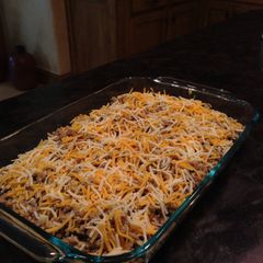 A picture of Ground Turkey, Asparagus and Wild Rice Casserole - Can Be Made Meatless.