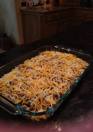 A picture of Ground Turkey, Asparagus and Wild Rice Casserole - Can Be Made Meatless.
