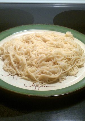 A picture of Cauliflower Spaghetti.
