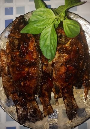 Foto resep Ikan bakar kecap lada hitam