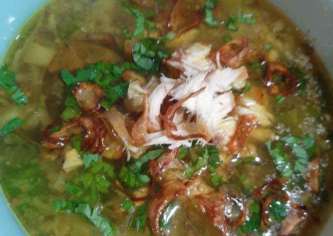 Resep Soto ayam seger Anti Gagal