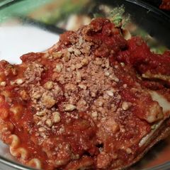 A picture of Vegetable lasagna ( vegan).
