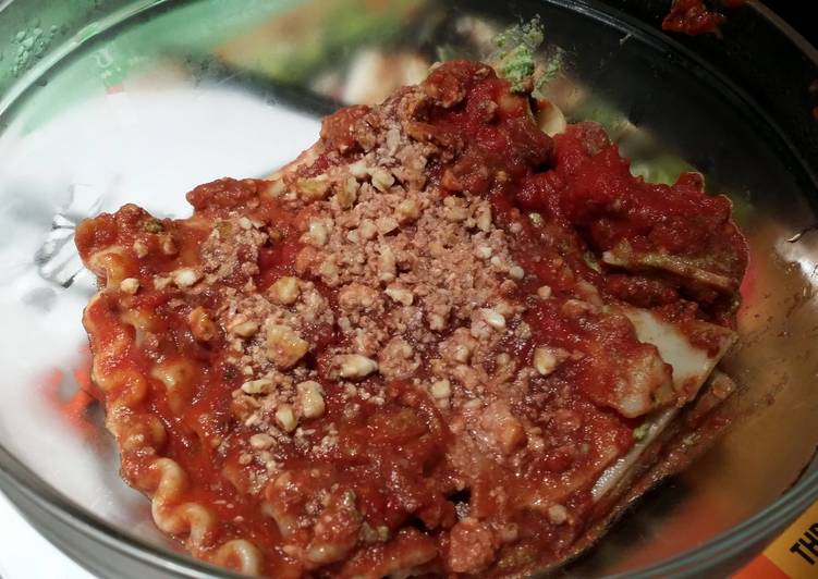 Recipe of Quick Vegetable lasagna ( vegan)