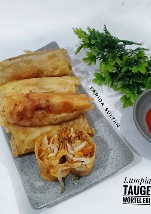 Foto resep Lumpia Tauge wortel Ebi
