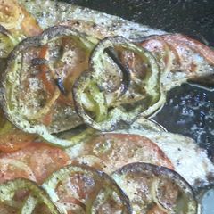 A picture of Baked Monkfish.