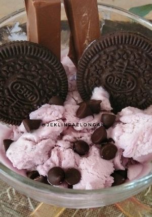 Foto resep Ice Cream Ubi Ungu