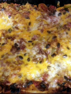 A picture of Taco casserole.