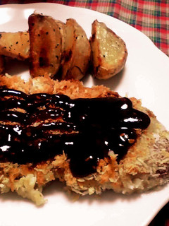 A picture of Simple! Egg-Free, Oven-Baked Tonkatsu.