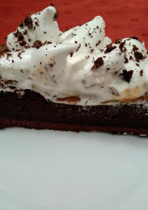 Una foto de Marquise de chocolate