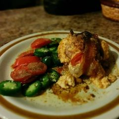 A picture of Chicken Bombs.
