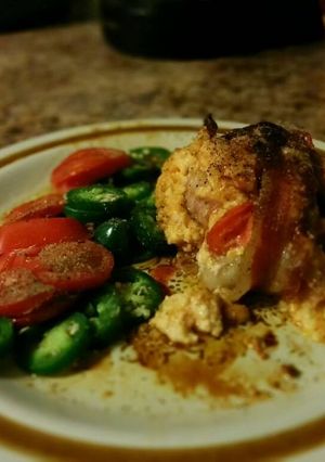 A picture of Chicken Bombs.