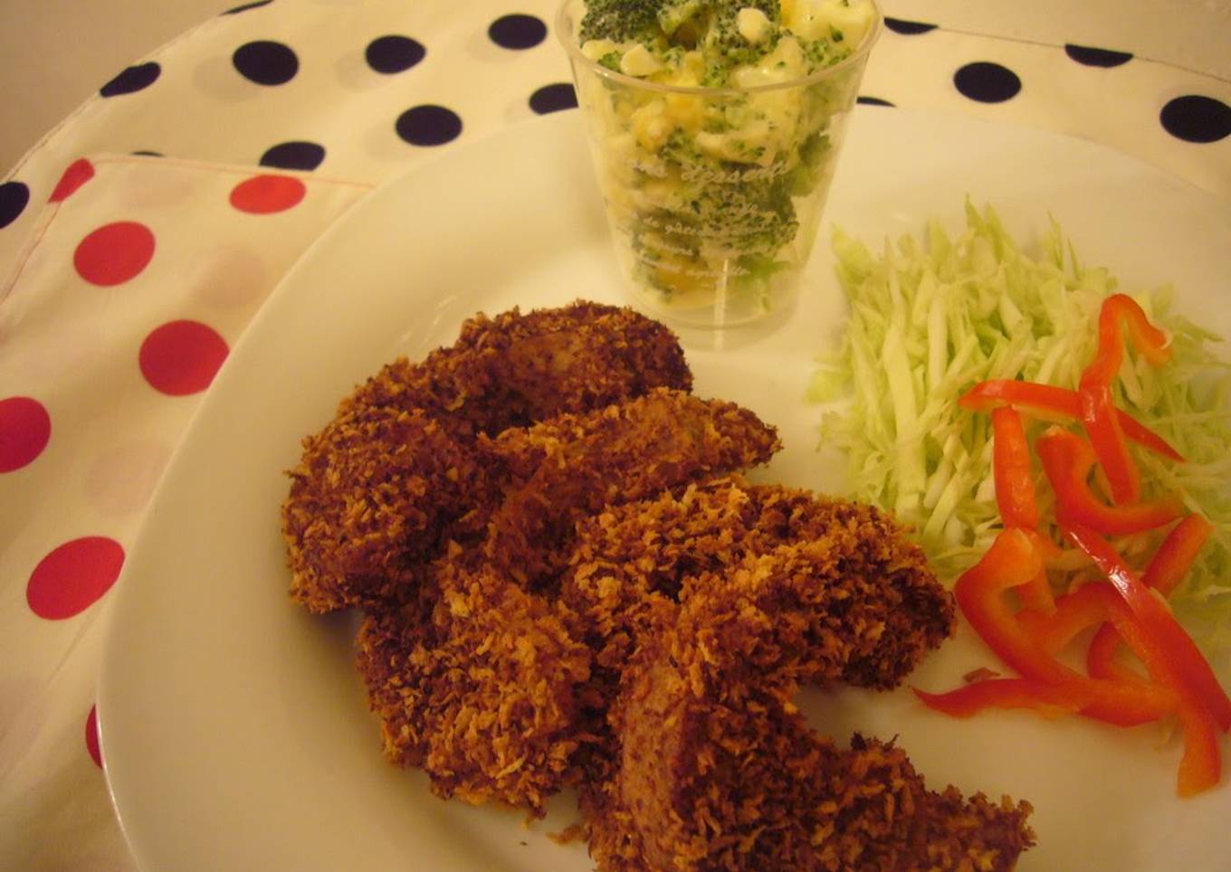 Macrobiotic Non-Fried Kurumabu Cutlet