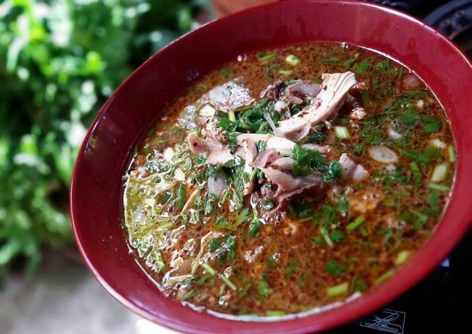 Recipe of Super Quick Homemade Yum Jin Gai / Spicy Chicken soup