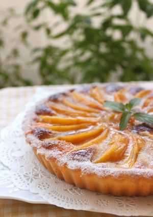 A picture of Persimmon Tart.