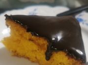 Uma foto de bolo de cenoura