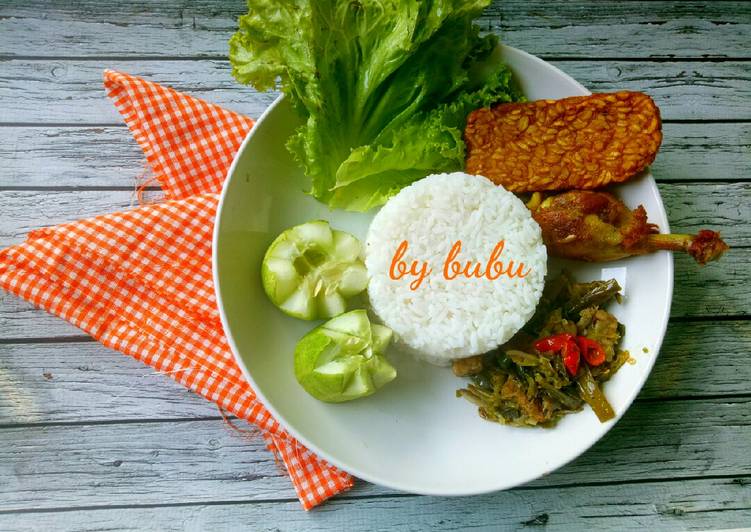 Nasi rames ala bubu (3 in 1)