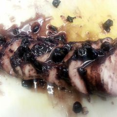 A picture of Blueberry Pork Tenderloin.