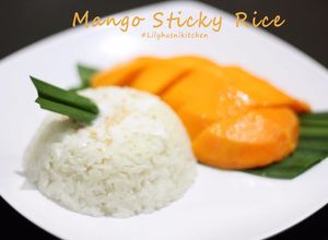 Foto resep Mango Sticky Rice dessert khas Thailand
