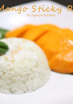 Foto resep Mango Sticky Rice dessert khas Thailand