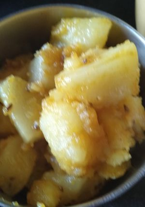 A picture of Aloo sbji.