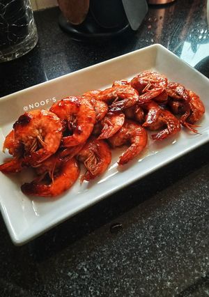 Foto resep Assam Heh / Tamarind prawn /Udang goreng Asam