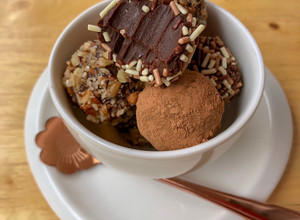 Una foto de Trufas de cacao