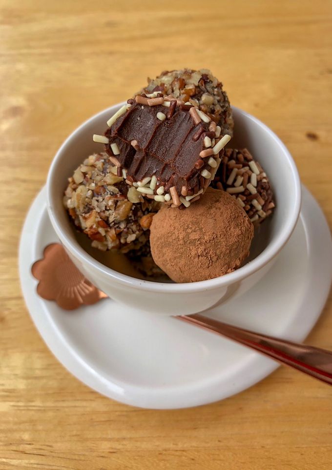 Una foto de Trufas de cacao