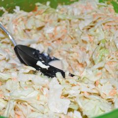 A picture of Pinguy's Coleslaw - KFC Style Coleslaw Recipe.