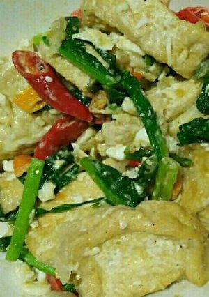 Foto resep Tahu Saos Telur Asin