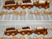 Una foto de rellenos dulces de hojaldre
