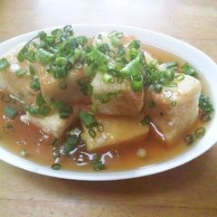 Made from Okara! Agedashi Tofu Style A picture of Made from Okara! Agedashi Tofu Style.