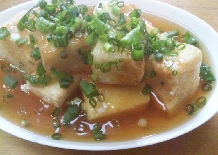 Easiest Way to Make Homemade Made from Okara! Agedashi Tofu Style