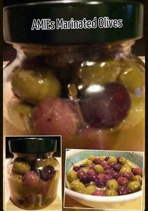 A picture of AMIEs Marinated Olives.