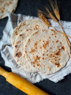 عکسی از دستور نان پیتا