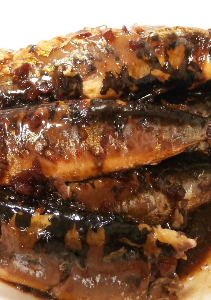 A picture of Good To The Bone! Sardines with Ginger in a Pressure Cooker.