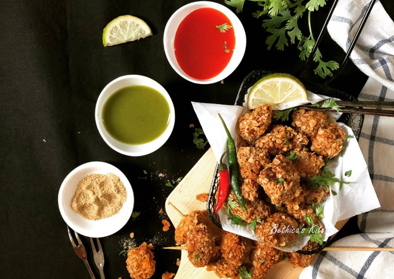 Chicken Popcorn with Panch Phoron Flavour