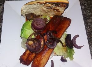 Una foto de Sándwich de Frankfurt