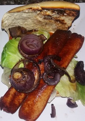 Una foto de Sándwich de Frankfurt
