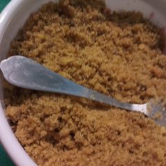 A picture of Rice Jaggery Puttu-Dusherra special.