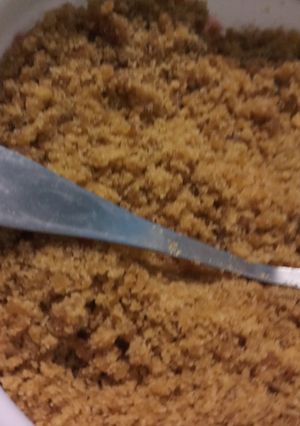 A picture of Rice Jaggery Puttu-Dusherra special.