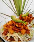 Tostadas de picadillo